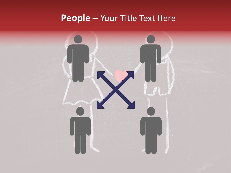 Affection Illustration Affectionate PowerPoint Template