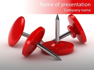 Spike Push Plastic PowerPoint Template