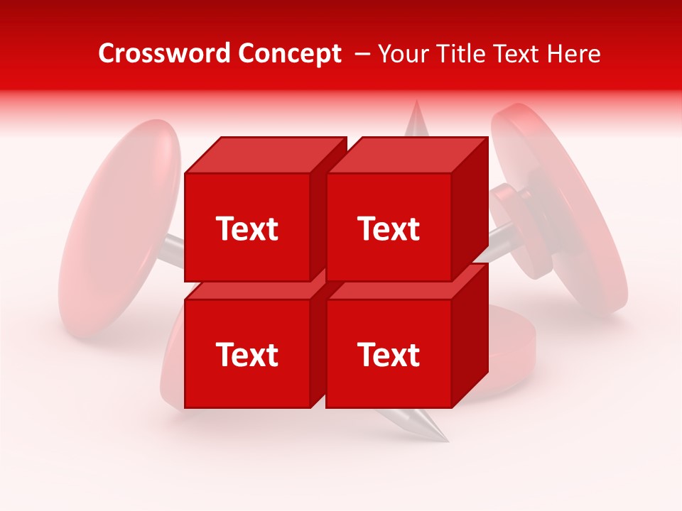 Spike Push Plastic PowerPoint Template