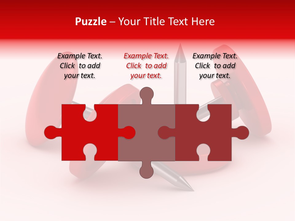 Spike Push Plastic PowerPoint Template