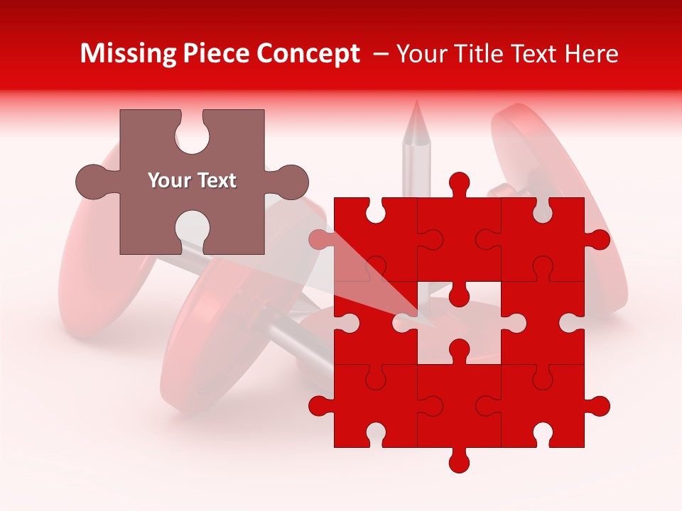 Spike Push Plastic PowerPoint Template