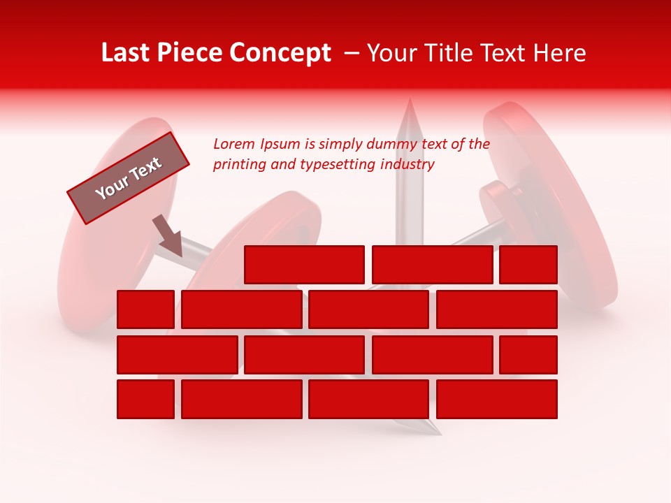 Spike Push Plastic PowerPoint Template