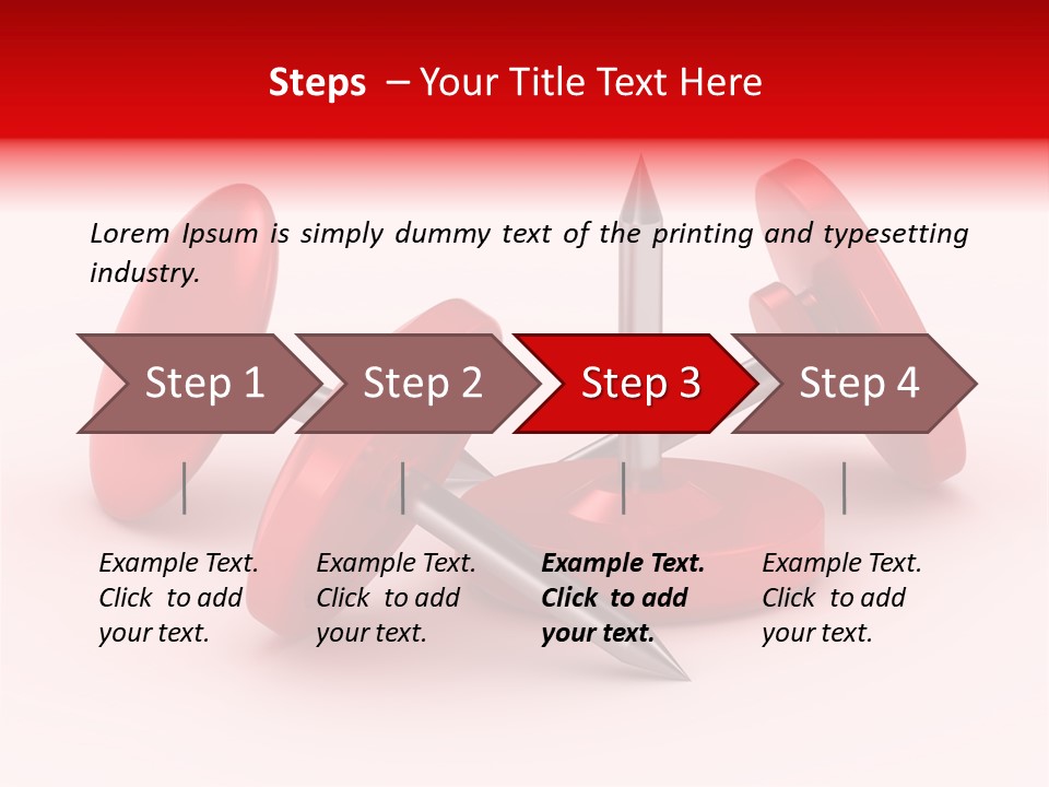 Spike Push Plastic PowerPoint Template