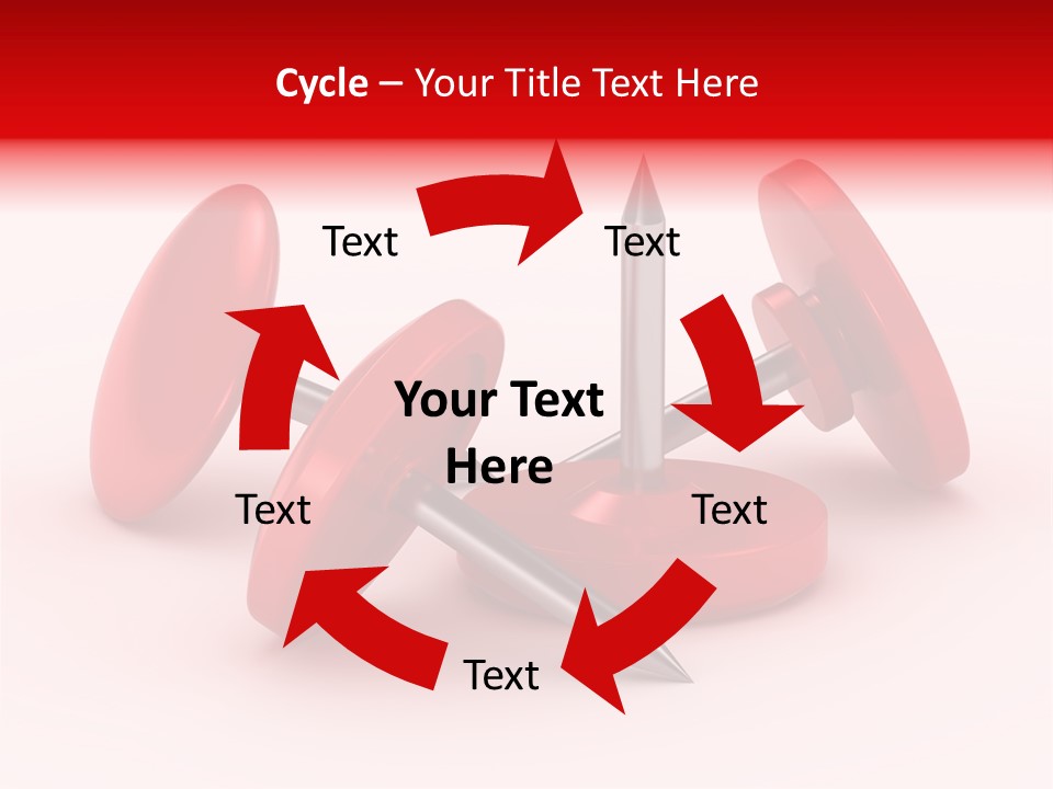 Spike Push Plastic PowerPoint Template