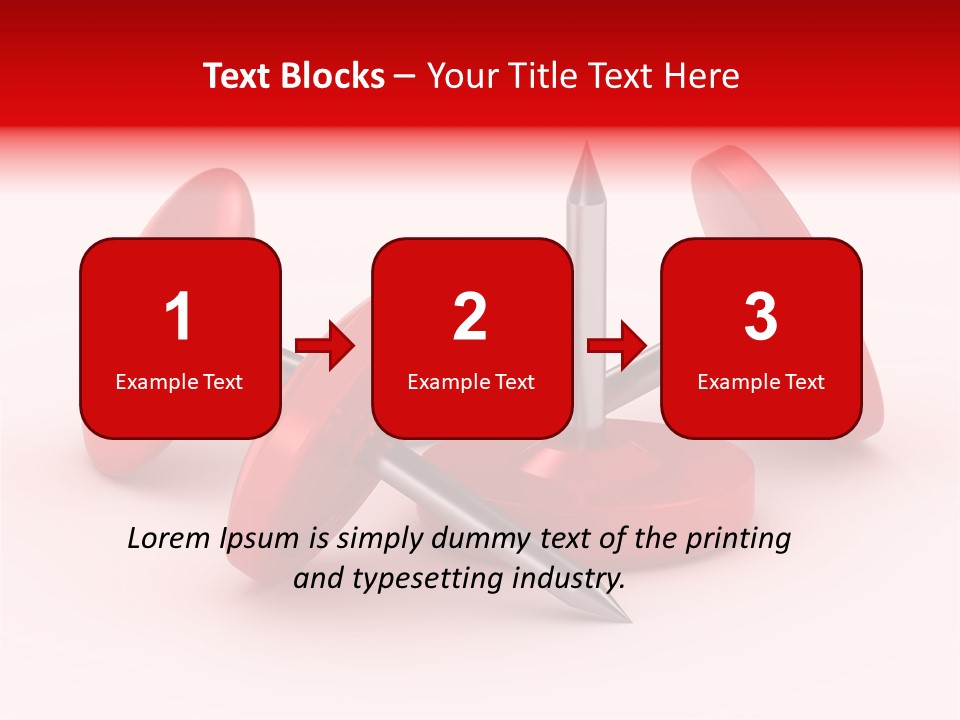 Spike Push Plastic PowerPoint Template