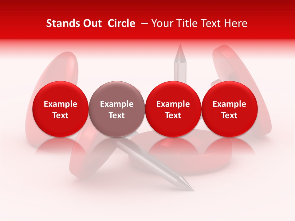 Spike Push Plastic PowerPoint Template