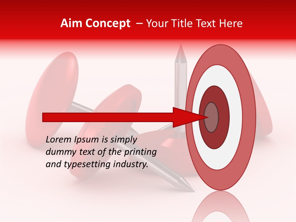 Spike Push Plastic PowerPoint Template