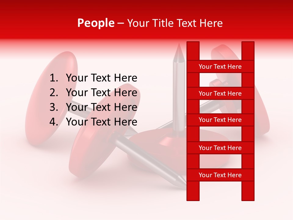 Spike Push Plastic PowerPoint Template