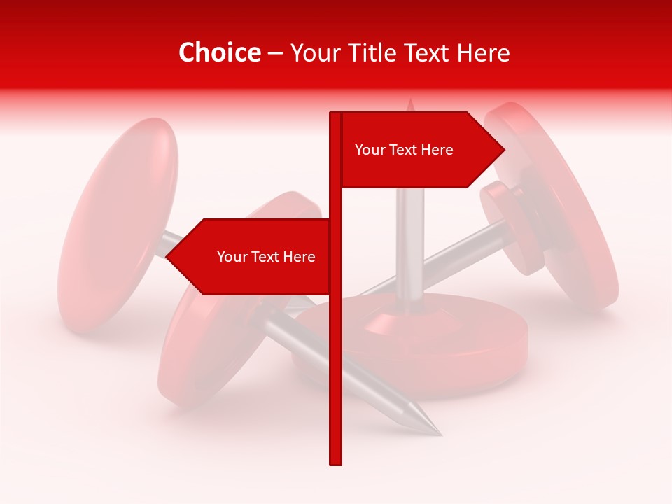 Spike Push Plastic PowerPoint Template