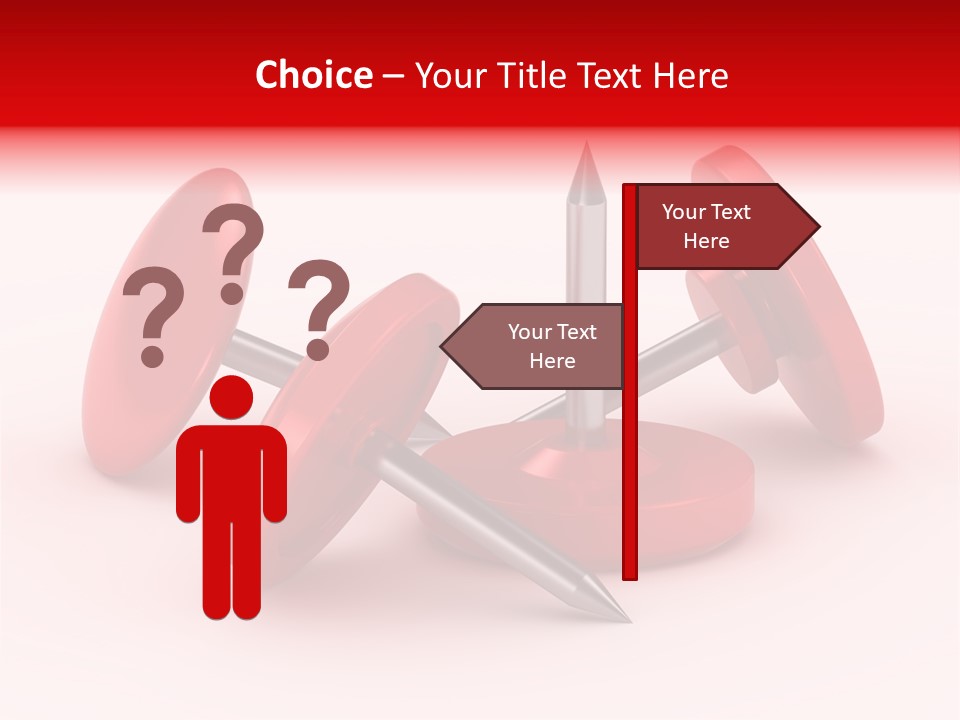 Spike Push Plastic PowerPoint Template