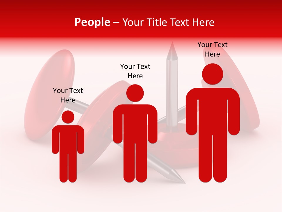 Spike Push Plastic PowerPoint Template