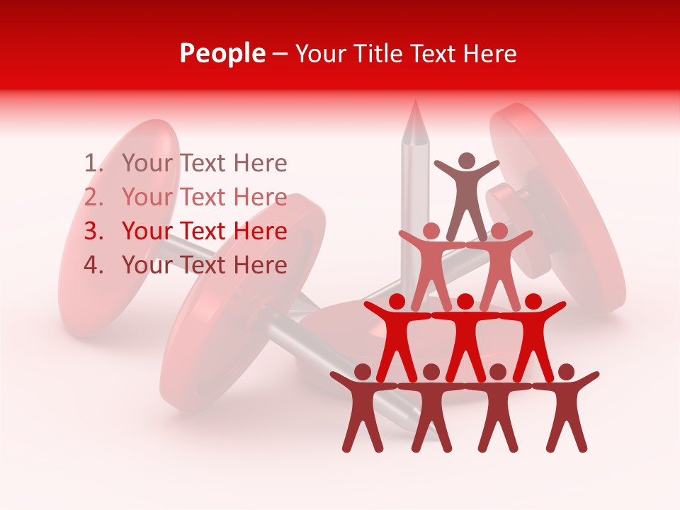 Spike Push Plastic PowerPoint Template