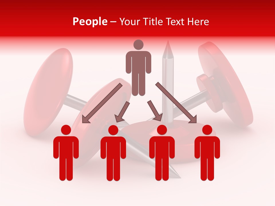 Spike Push Plastic PowerPoint Template