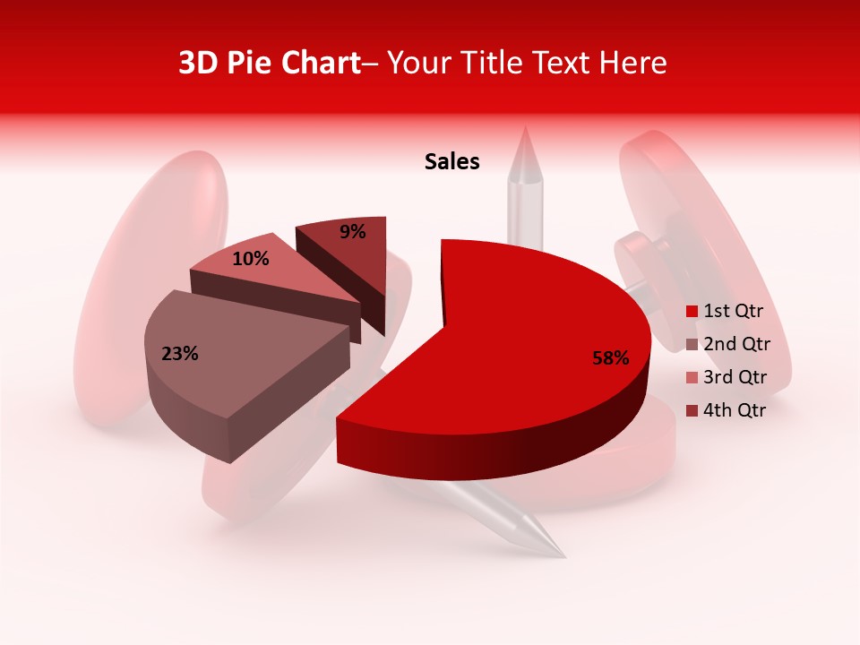 Spike Push Plastic PowerPoint Template