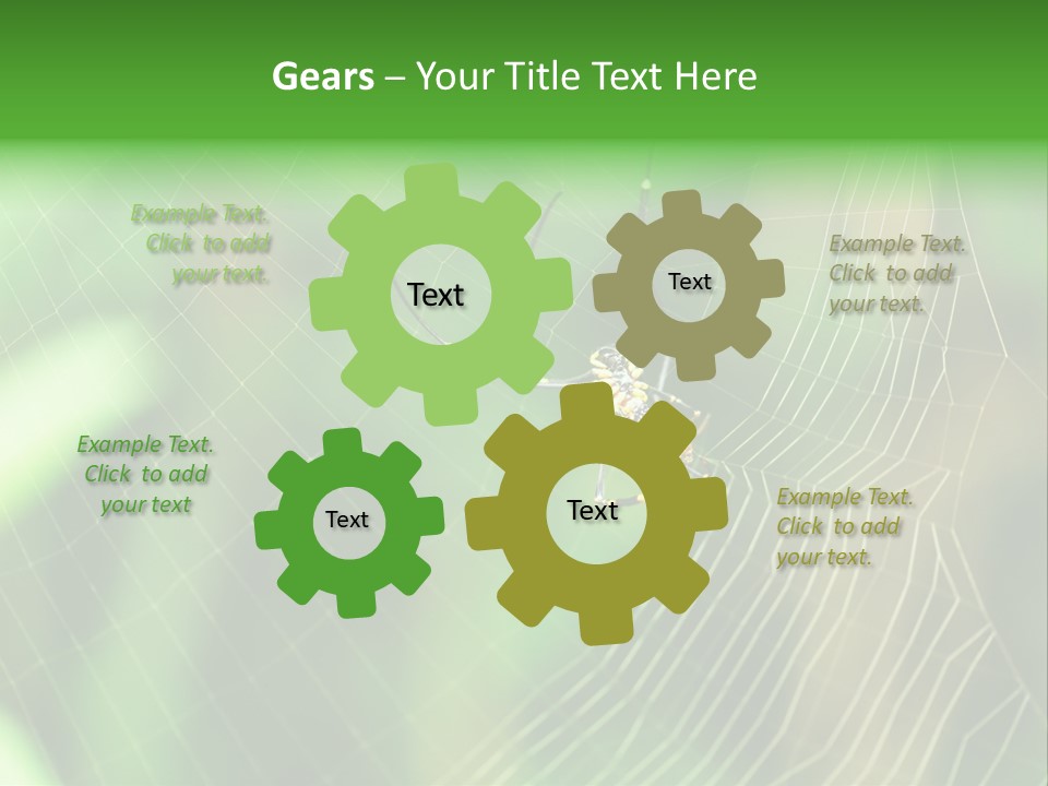 Nature Garden Tree PowerPoint Template