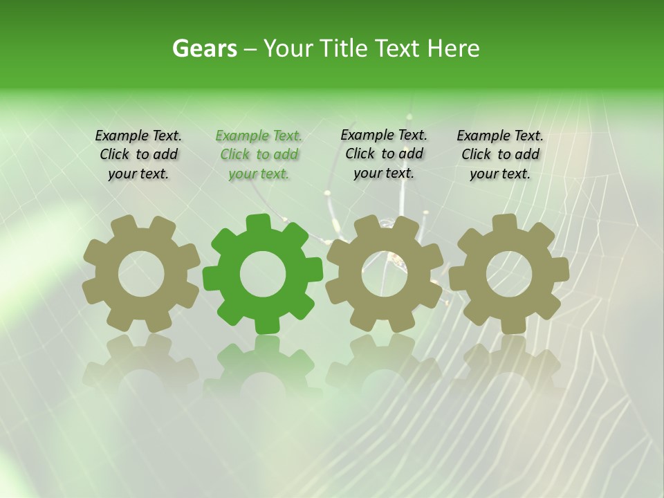 Nature Garden Tree PowerPoint Template