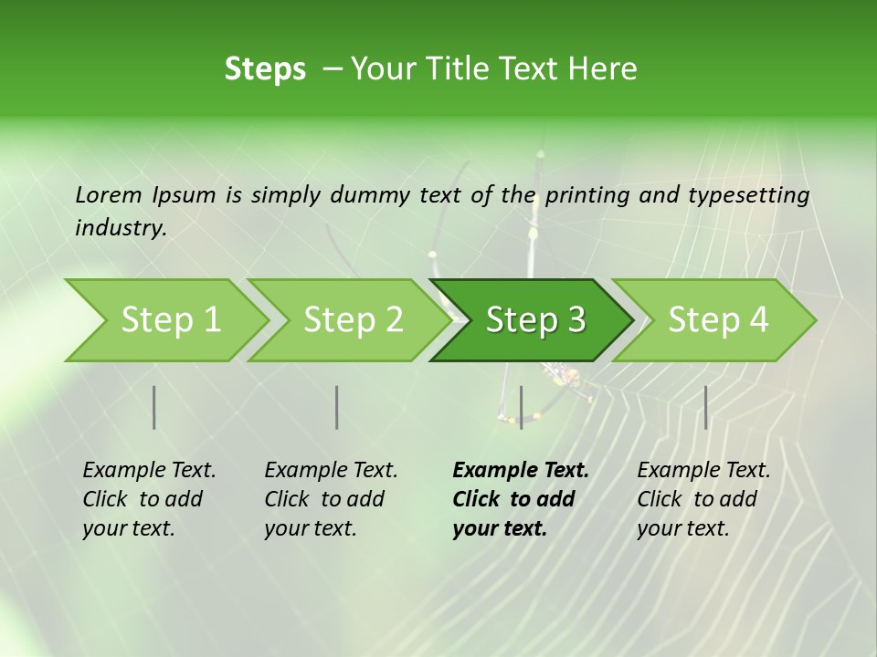 Nature Garden Tree PowerPoint Template