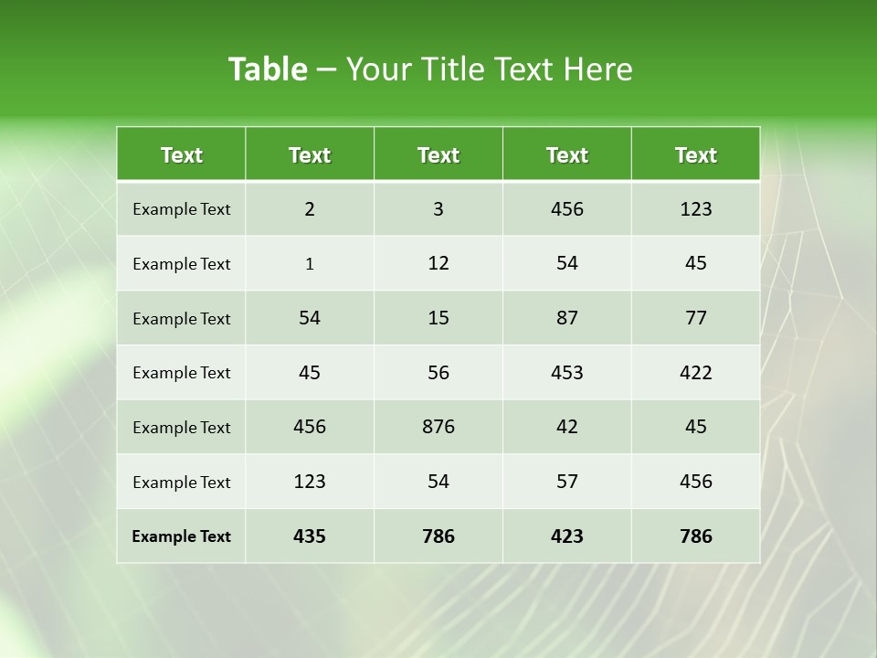 Nature Garden Tree PowerPoint Template