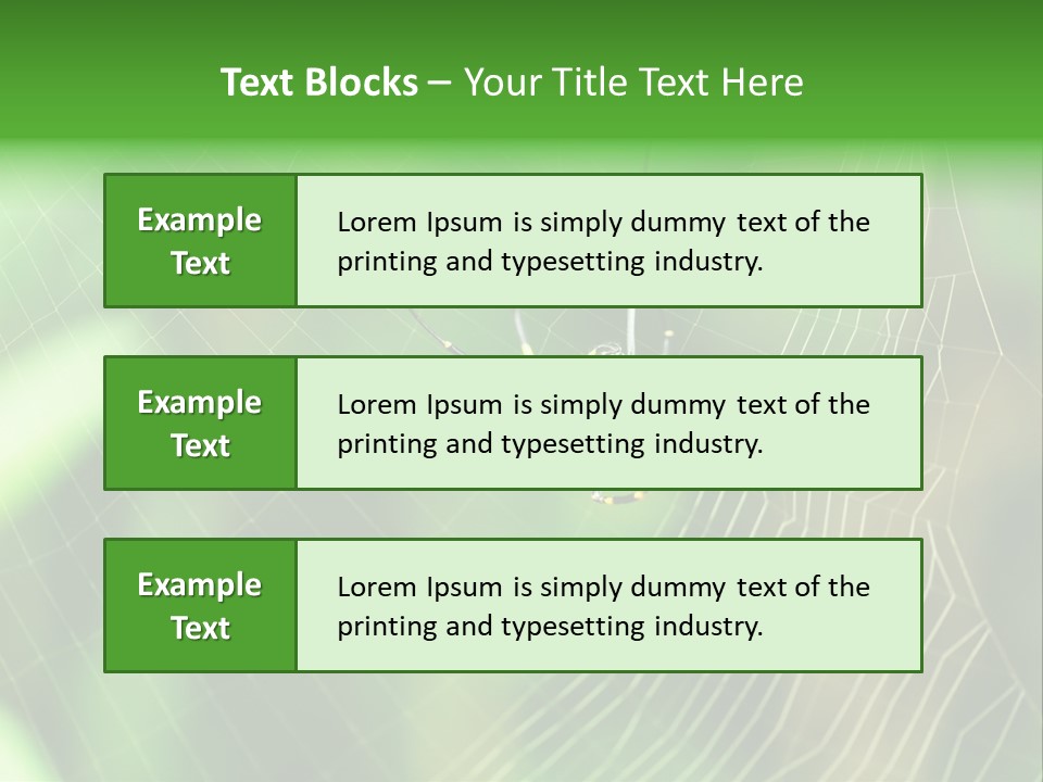 Nature Garden Tree PowerPoint Template