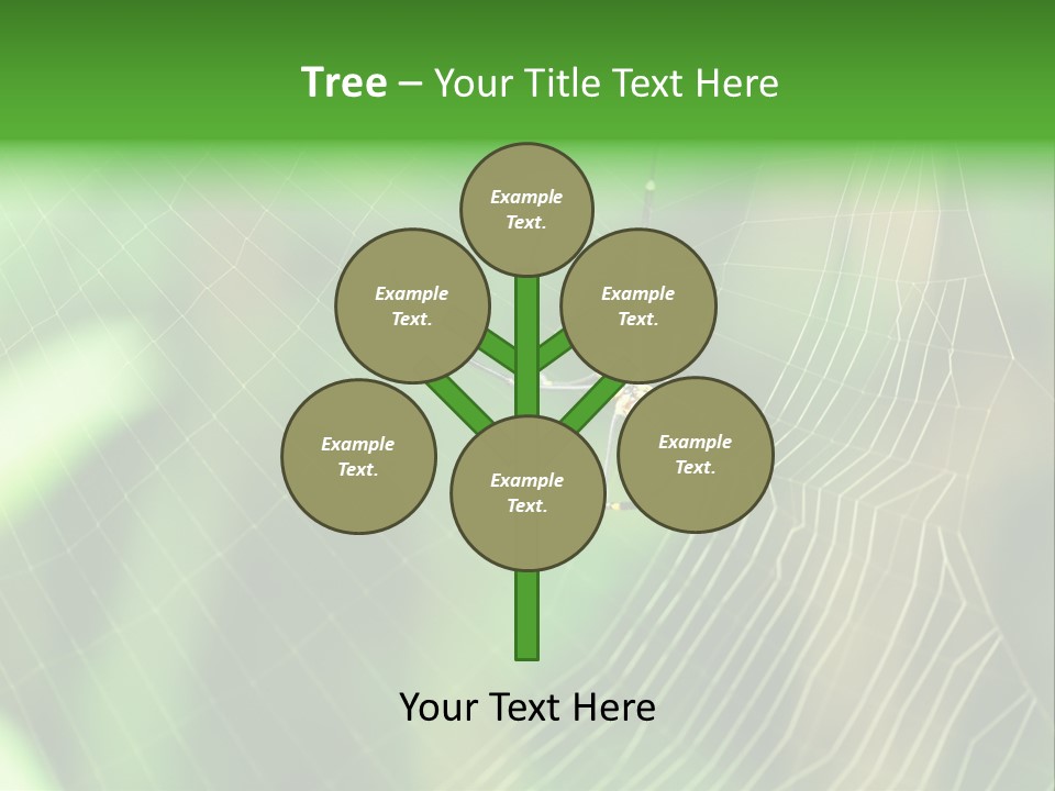 Nature Garden Tree PowerPoint Template