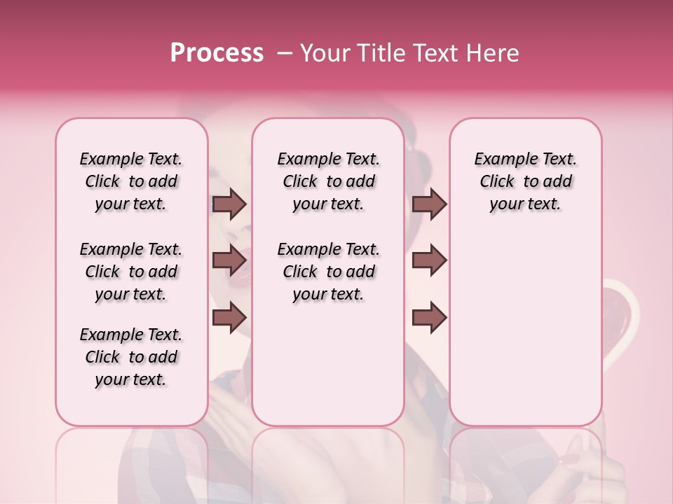 Vitality Red Pinup Girl PowerPoint Template