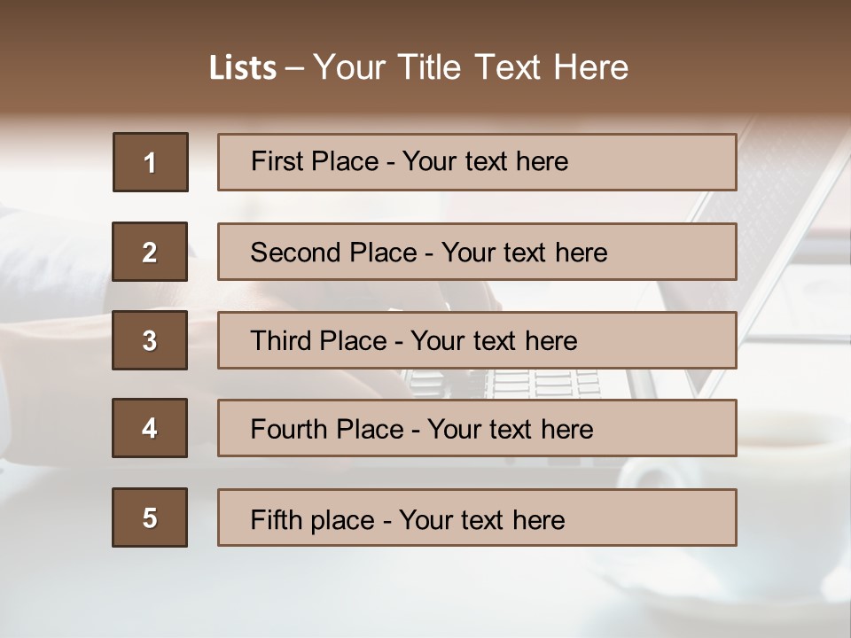 Occupation Button Planning PowerPoint Template