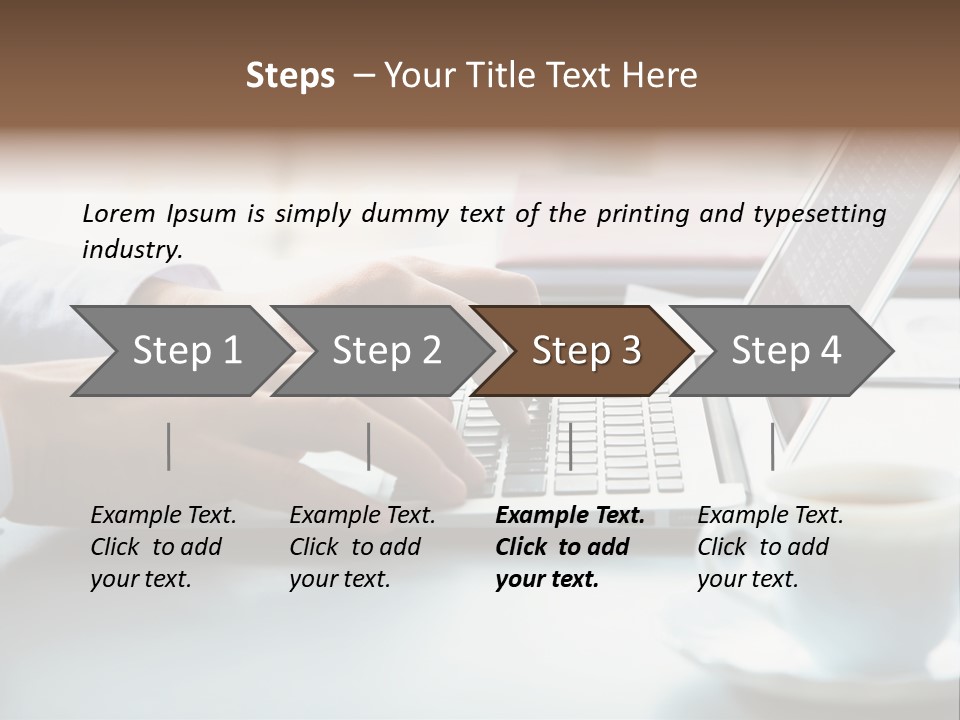 Occupation Button Planning PowerPoint Template