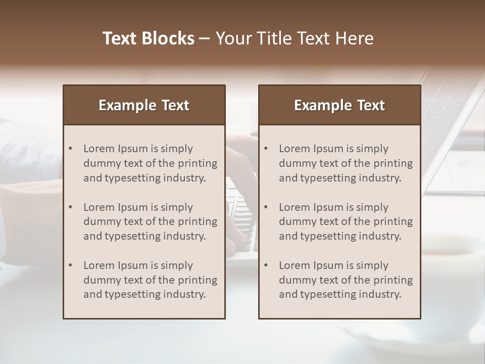Occupation Button Planning PowerPoint Template