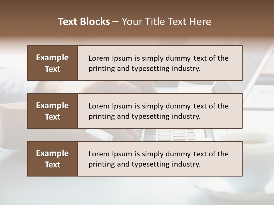 Occupation Button Planning PowerPoint Template