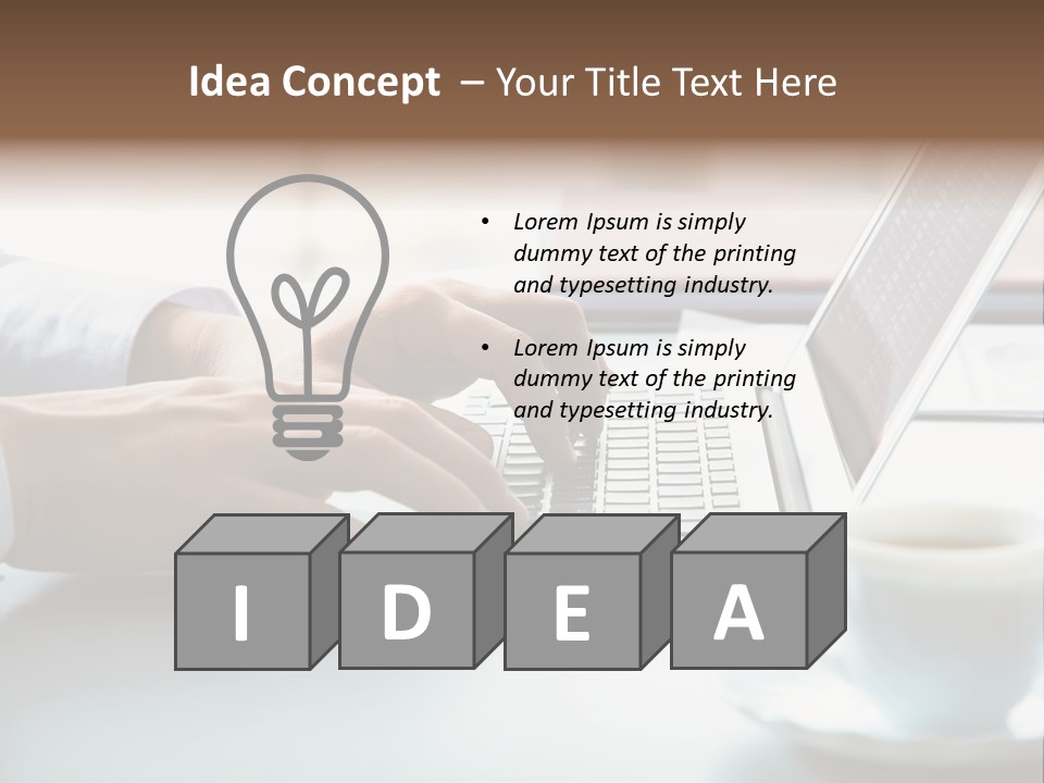 Occupation Button Planning PowerPoint Template