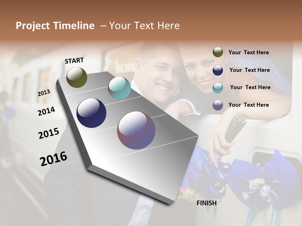 People Luxury Car PowerPoint Template