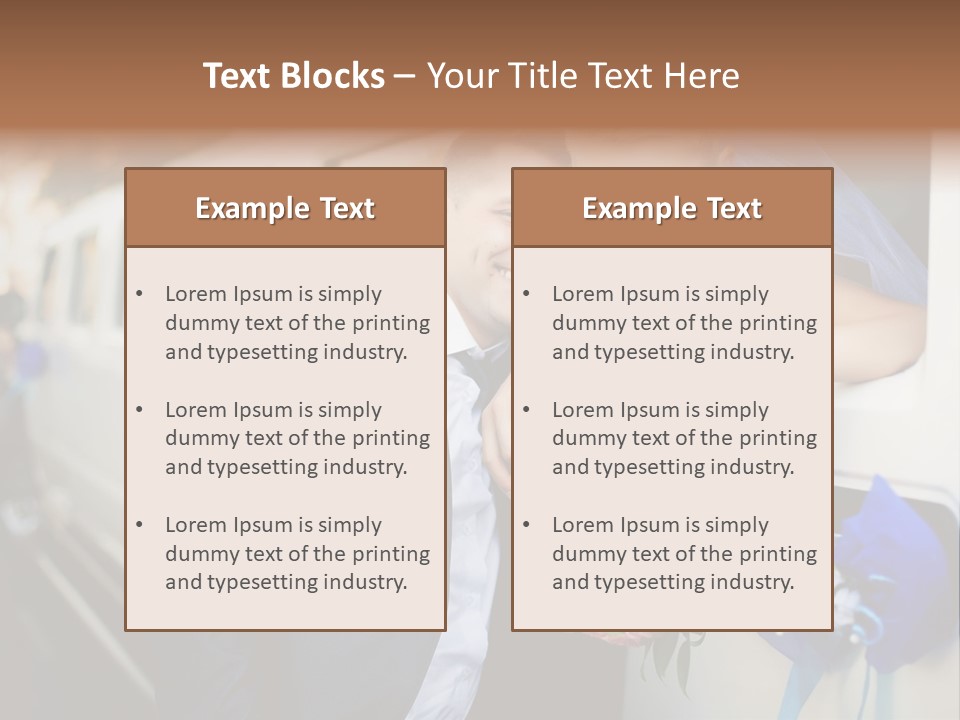 People Luxury Car PowerPoint Template