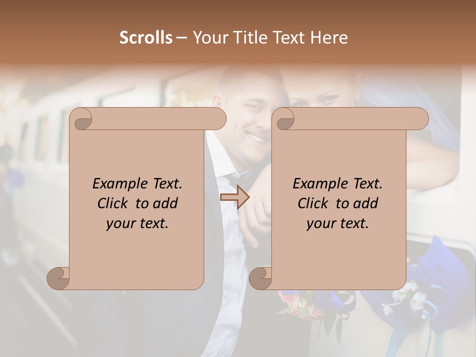 People Luxury Car PowerPoint Template