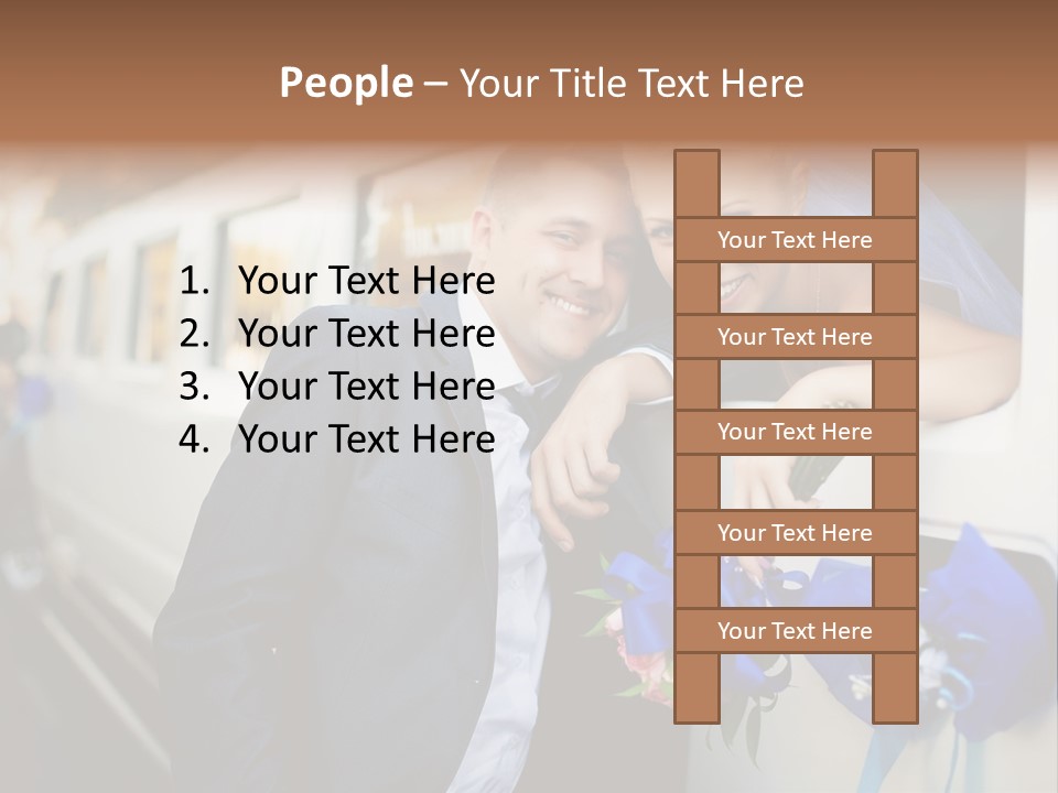 People Luxury Car PowerPoint Template