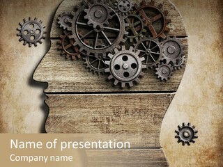 Technology Vintage Male PowerPoint Template