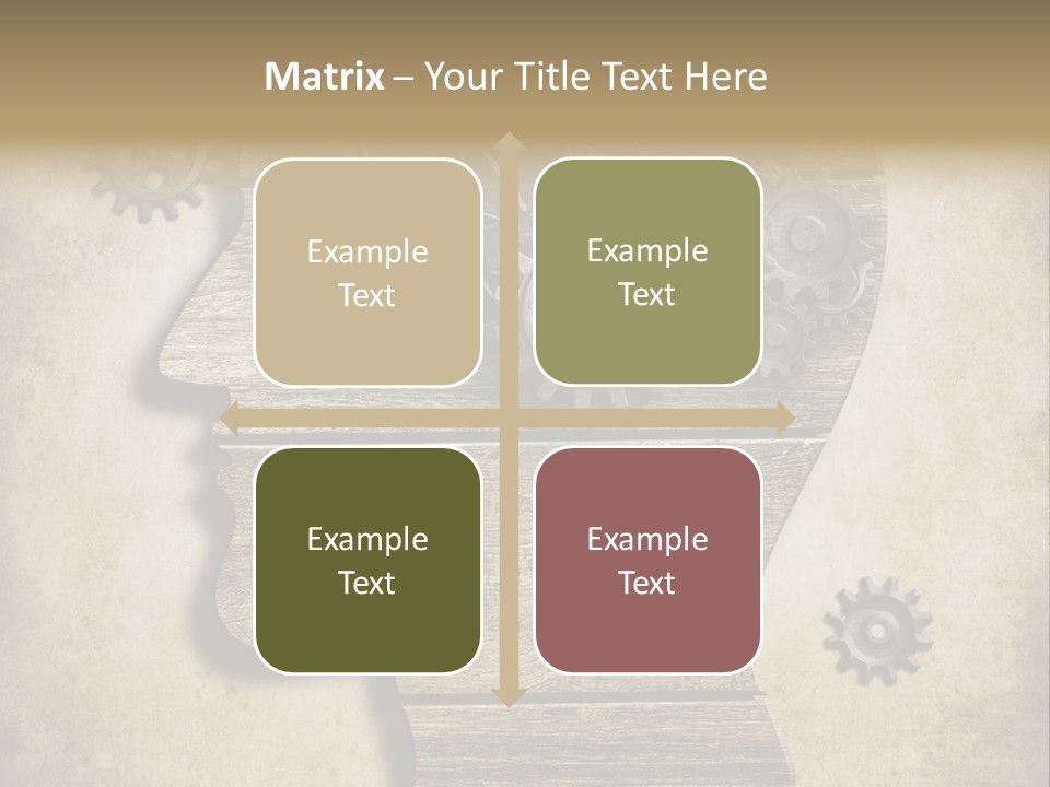 Technology Vintage Male PowerPoint Template