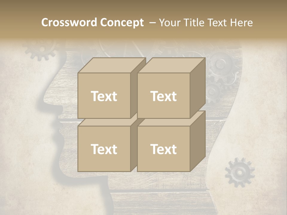 Technology Vintage Male PowerPoint Template