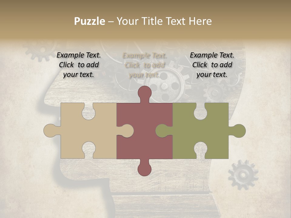 Technology Vintage Male PowerPoint Template