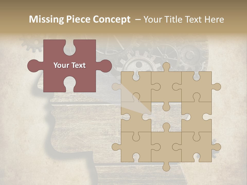 Technology Vintage Male PowerPoint Template