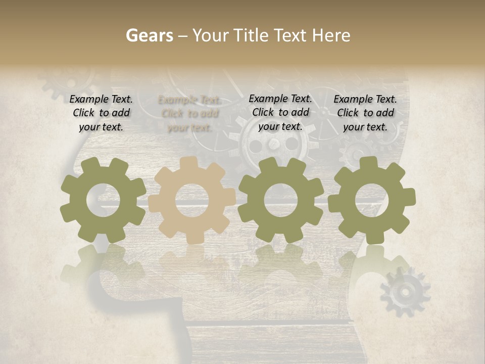 Technology Vintage Male PowerPoint Template