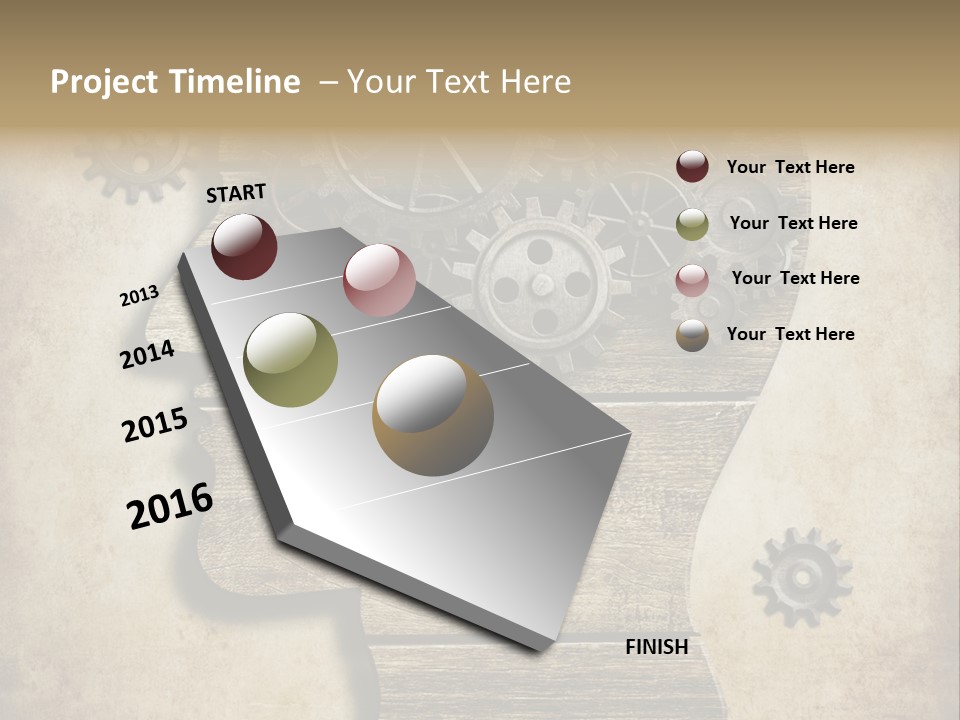 Technology Vintage Male PowerPoint Template