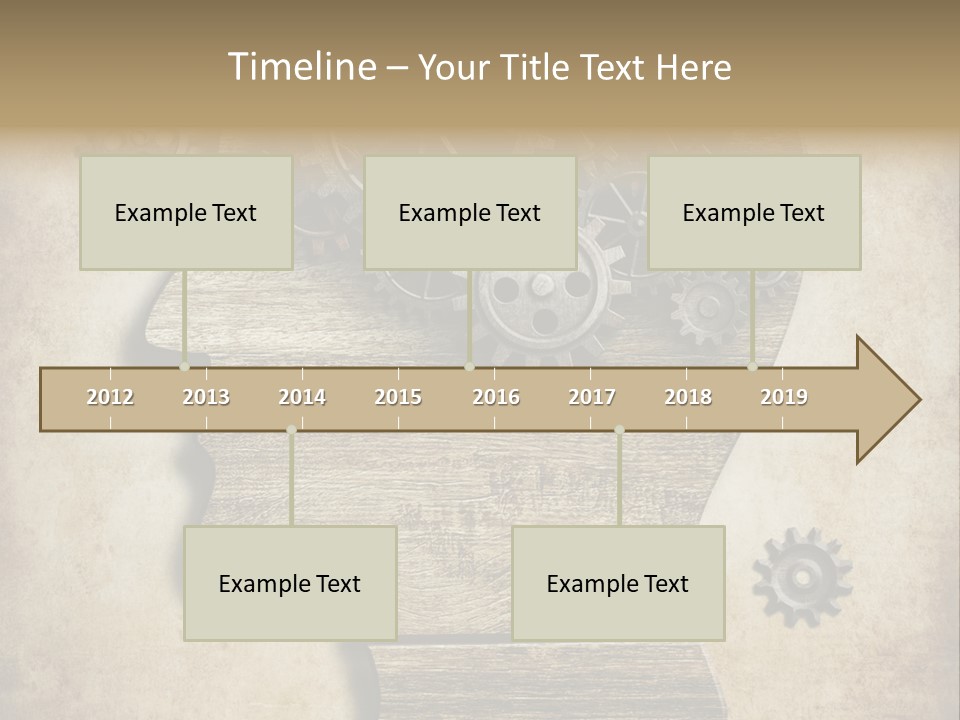 Technology Vintage Male PowerPoint Template