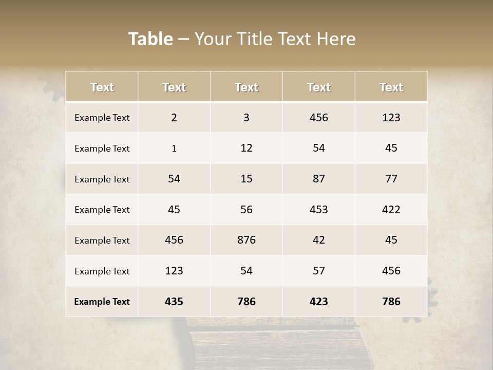 Technology Vintage Male PowerPoint Template