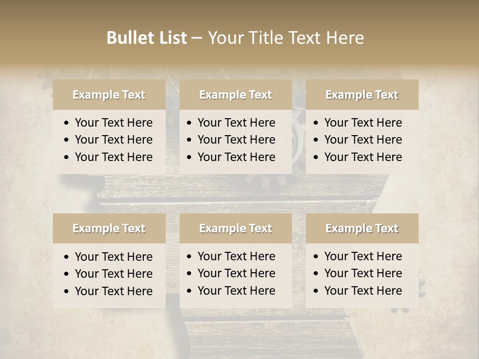 Technology Vintage Male PowerPoint Template