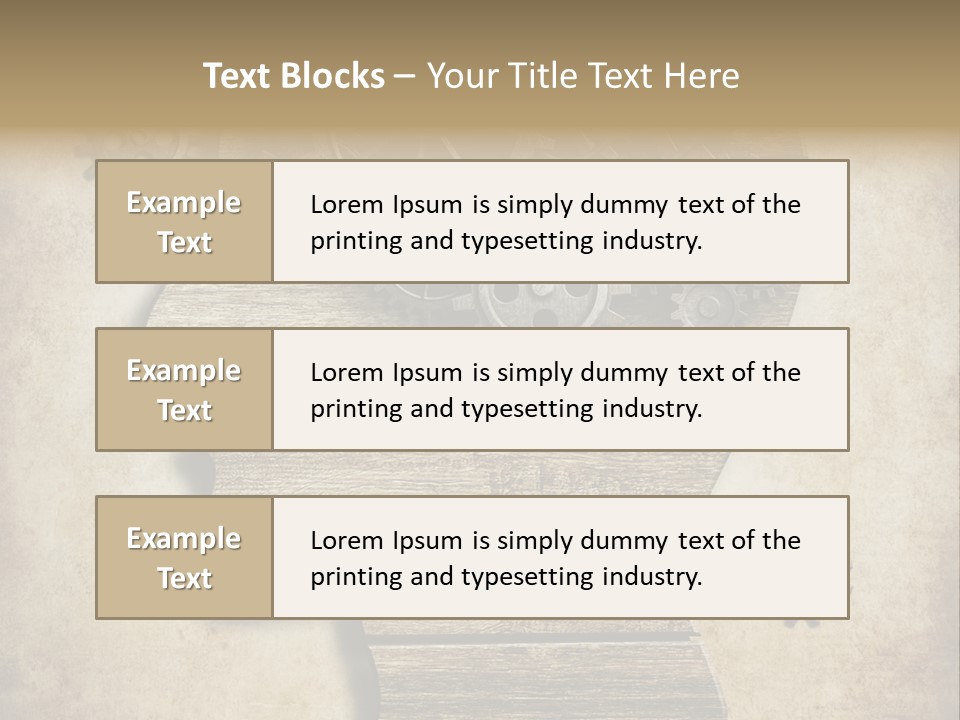 Technology Vintage Male PowerPoint Template