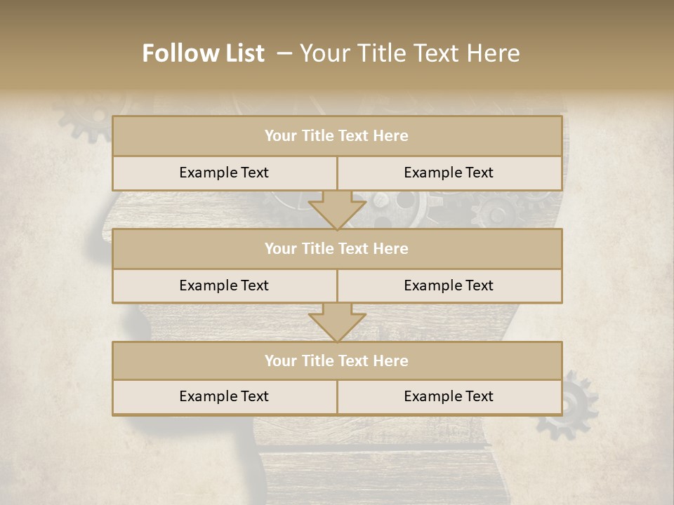 Technology Vintage Male PowerPoint Template