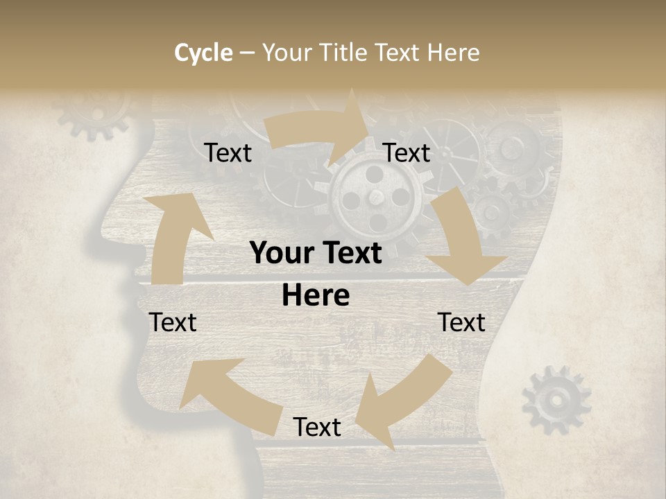Technology Vintage Male PowerPoint Template