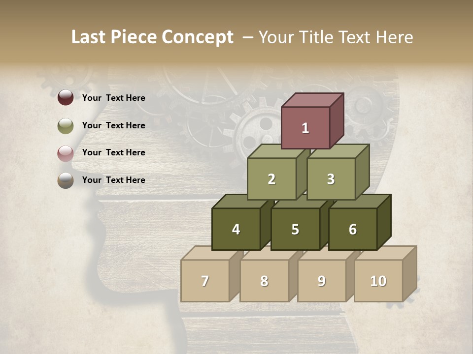 Technology Vintage Male PowerPoint Template