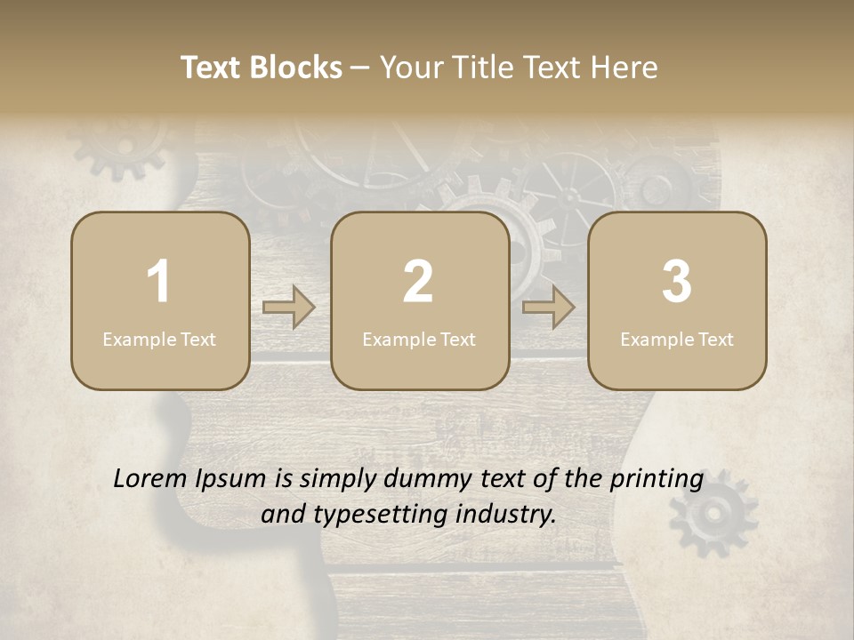 Technology Vintage Male PowerPoint Template