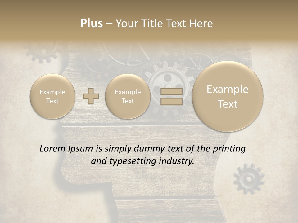 Technology Vintage Male PowerPoint Template